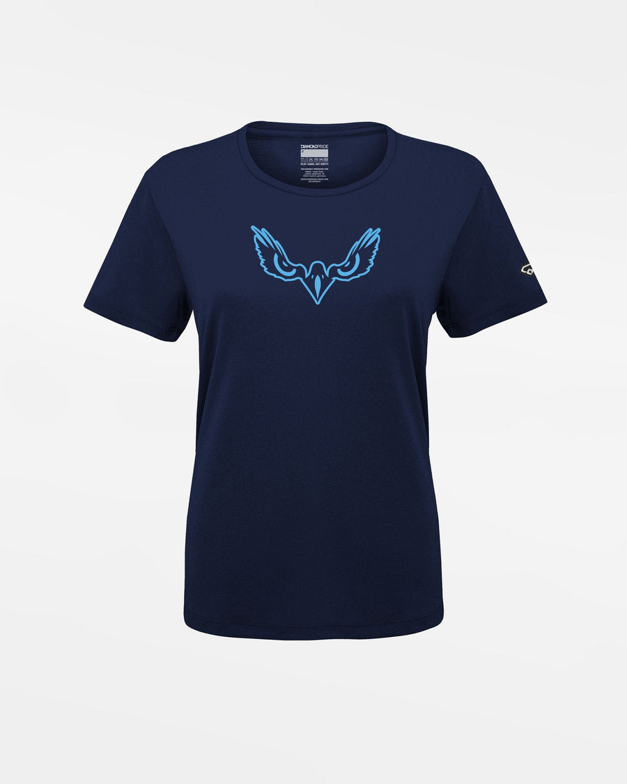 Diamond Pride Ladies Basic Functional T-Shirt "Kiel Seahawks", Eyes, navy blau-DIAMOND PRIDE