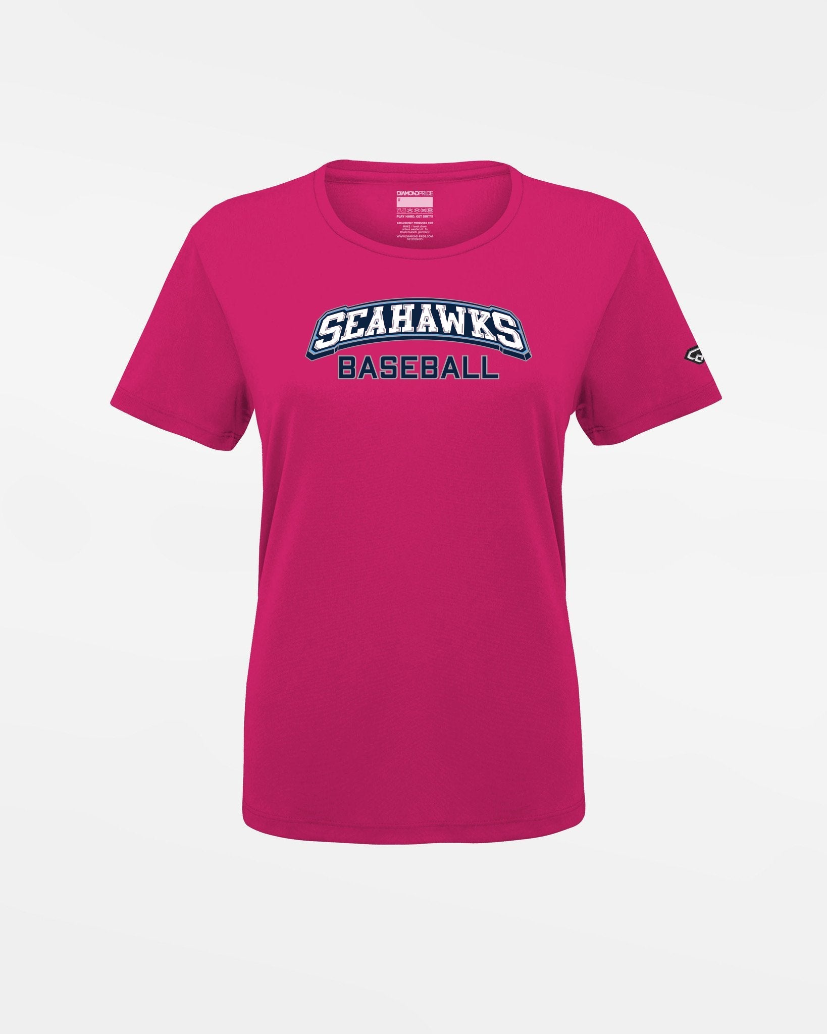 Diamond Pride Ladies Basic Functional T-Shirt "Kiel Seahawks", Seahawks Baseball, pink-DIAMOND PRIDE