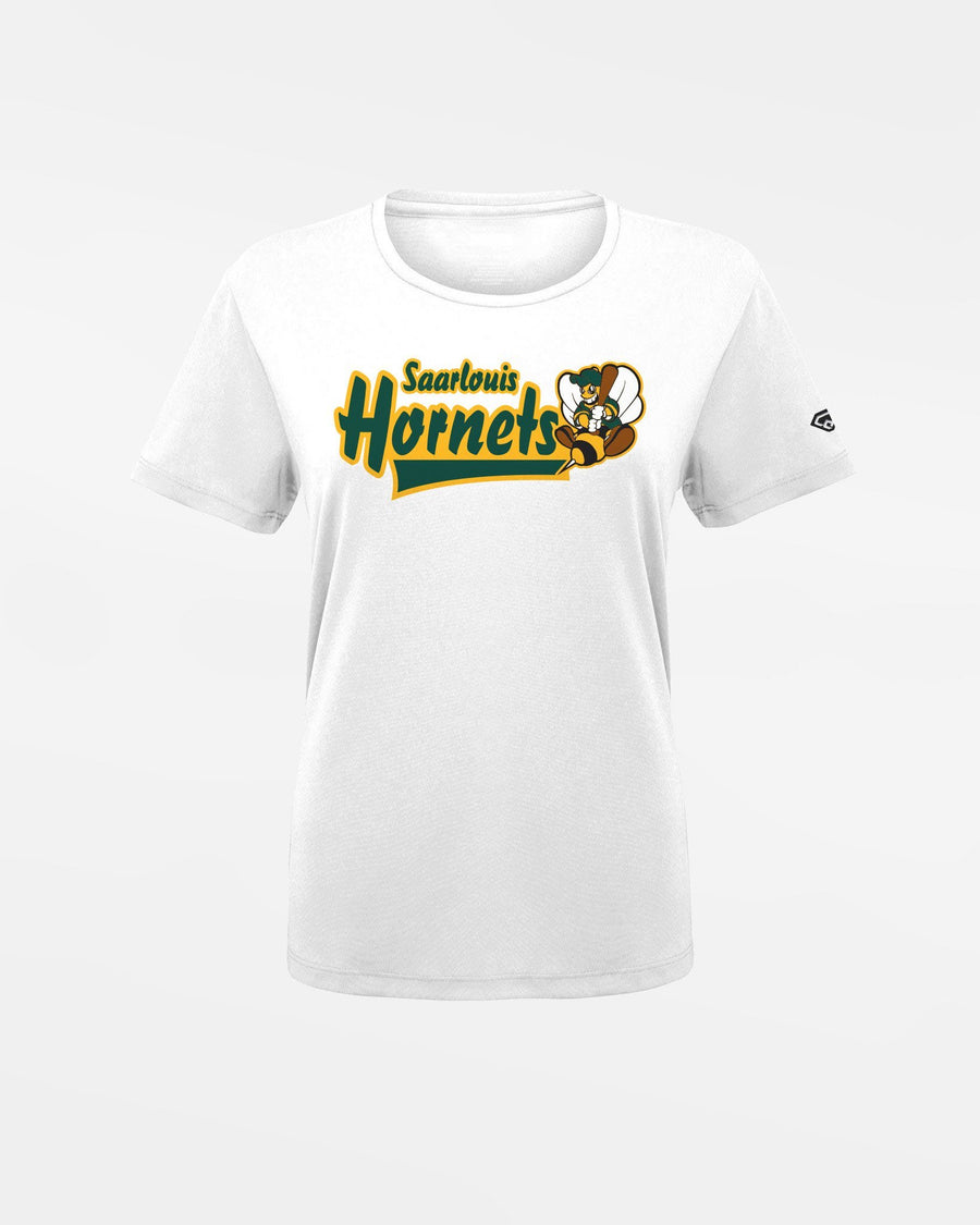 Diamond Pride Ladies Basic Functional T-Shirt "Saarlouis Hornets", Primary Logo, weiss-DIAMOND PRIDE