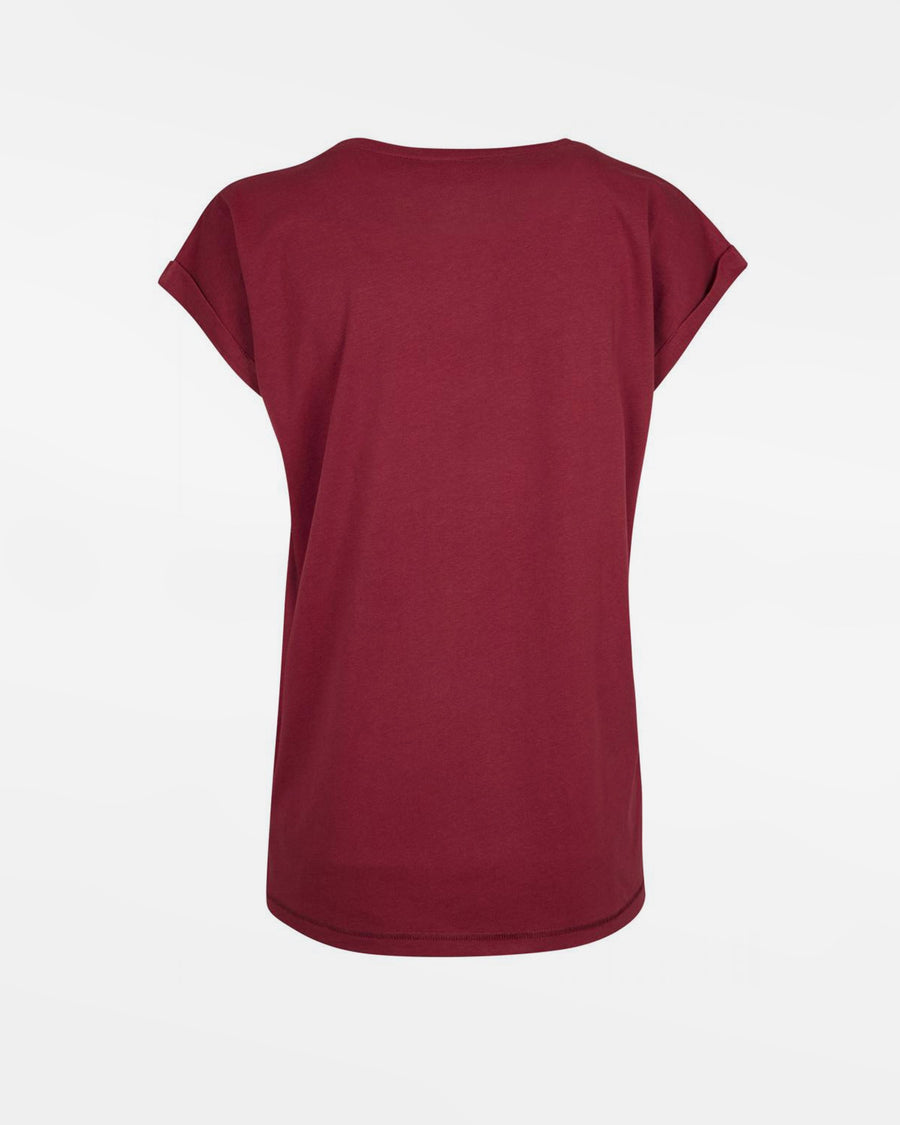 Diamond Pride Ladies Flowy T-Shirt, weinrot-DIAMOND PRIDE