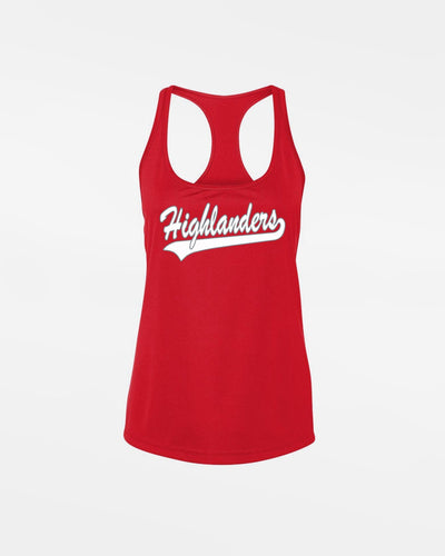 Diamond Pride Ladies Light-Performance Racerback Tank "Gramastetten Highlanders", rot-DIAMOND PRIDE