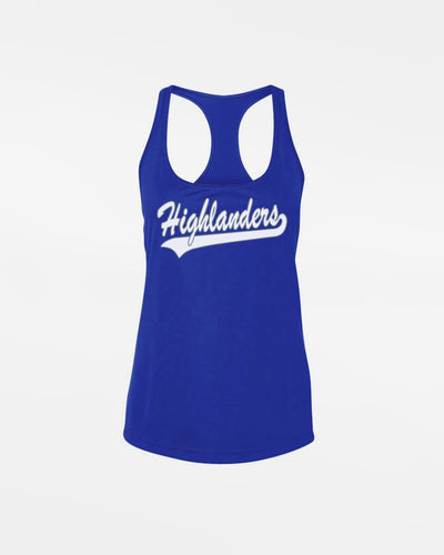 Diamond Pride Ladies Light-Performance Racerback Tank "Gramastetten Highlanders", royal blau-DIAMOND PRIDE