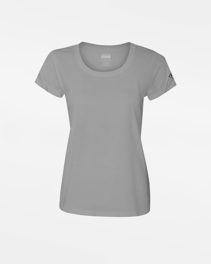 Diamond Pride Ladies Light-Performance T-Shirt, hellgrau-DIAMOND PRIDE