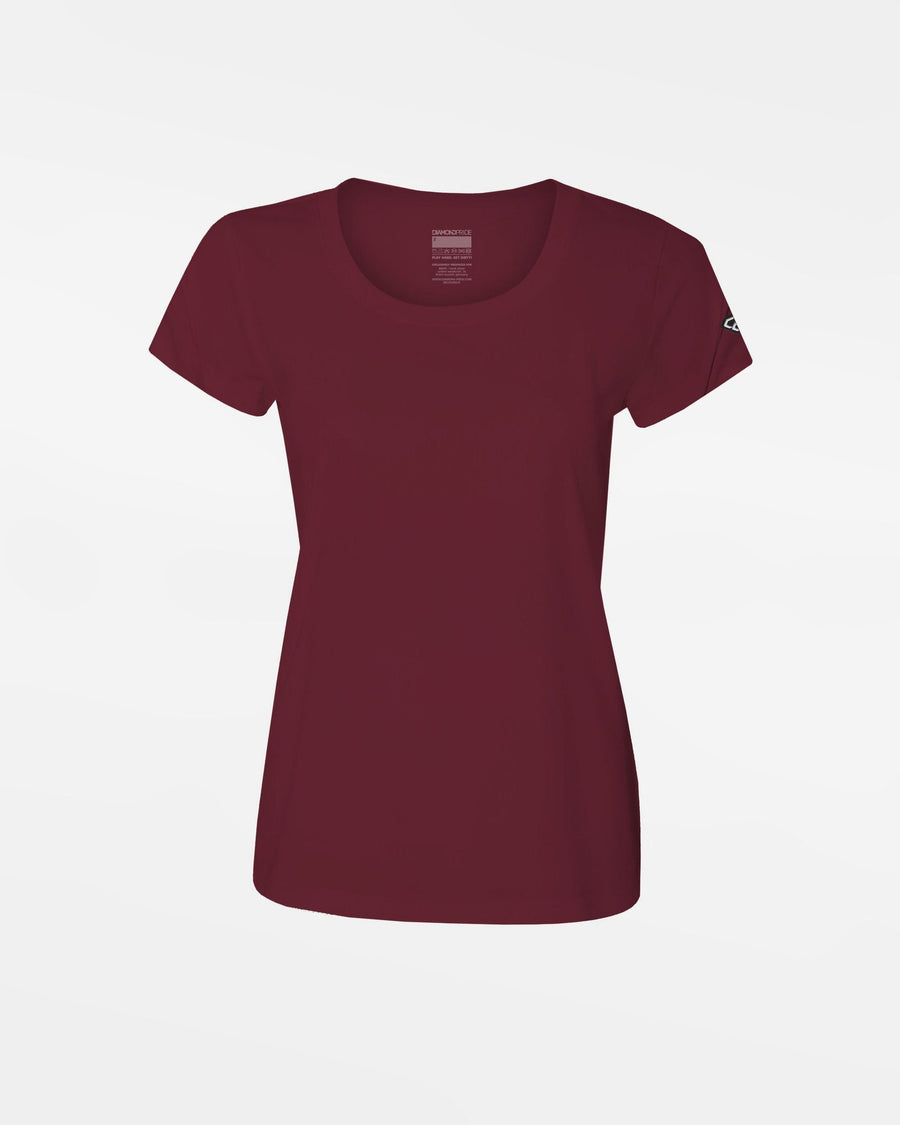 Diamond Pride Ladies Light-Performance T-Shirt, maroon rot-DIAMOND PRIDE