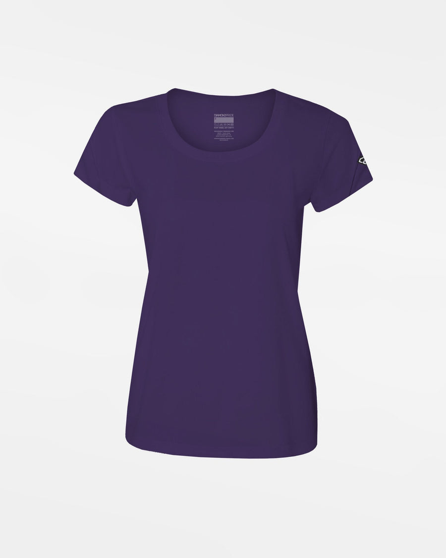 Diamond Pride Ladies Light-Performance T-Shirt, purple-DIAMOND PRIDE