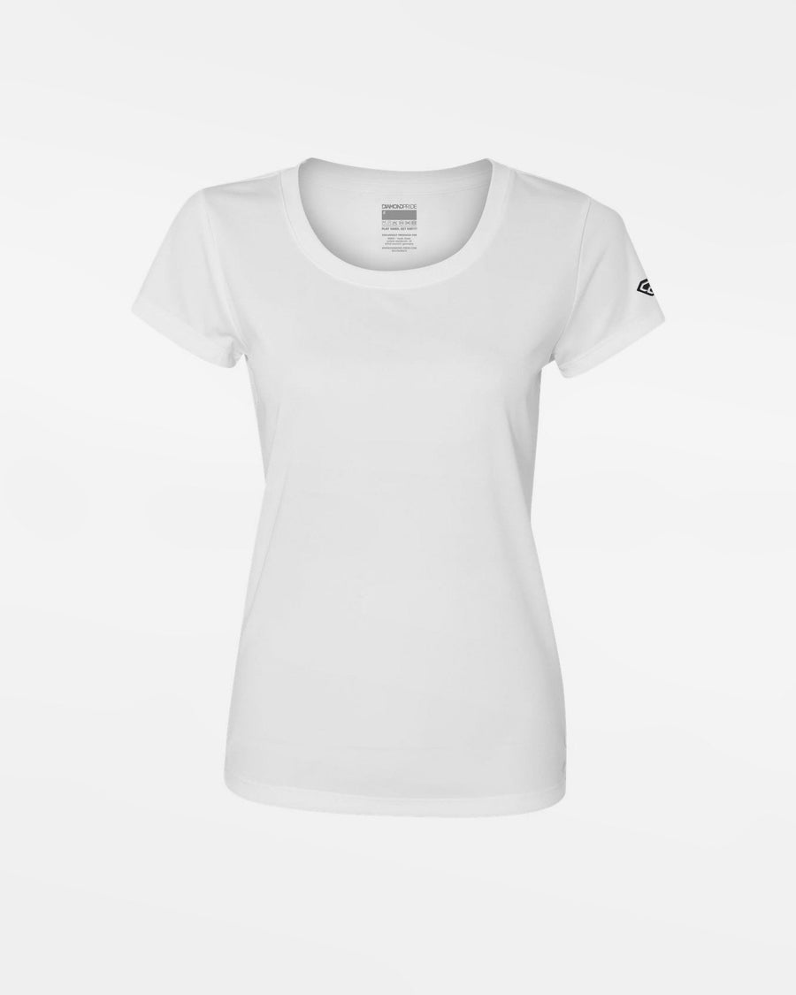 Diamond Pride Ladies Light-Performance T-Shirt, weiss-DIAMOND PRIDE