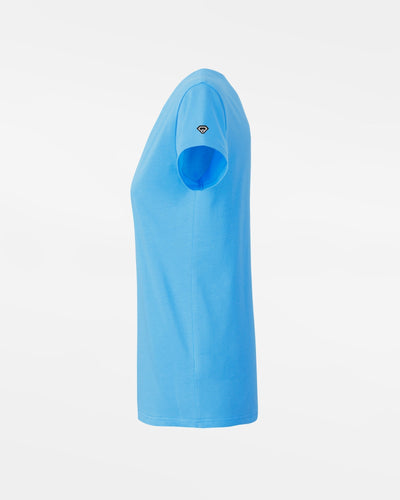 Diamond Pride Ladies Premium Light T-Shirt "Kiel Seahawks", Seahawks Baseball & Eyes, sky blau-DIAMOND PRIDE