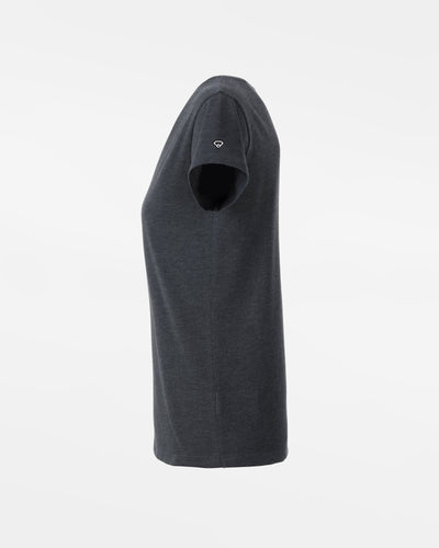 Diamond Pride Ladies Premium Light T-Shirt, heather dunkelgrau-DIAMOND PRIDE