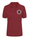 Diamond Pride Ladies Premium Polo-Shirt, "Berlin Flamingos", Crest S Softball, maroon-rot-DIAMOND PRIDE