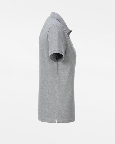 Diamond Pride Ladies Premium Polo-Shirt, heather grau-DIAMOND PRIDE