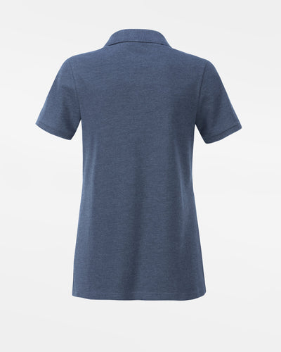 Diamond Pride Ladies Premium Polo-Shirt, heather navy blau-DIAMOND PRIDE