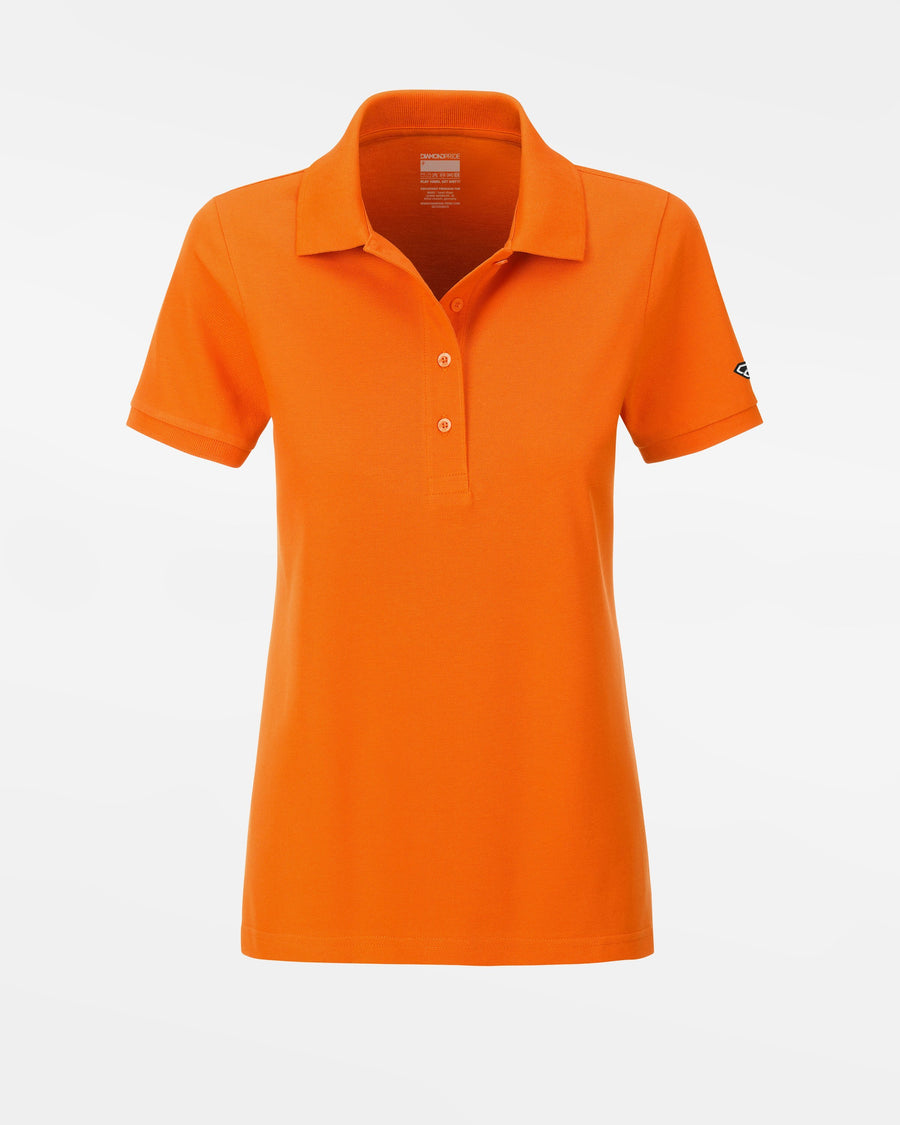 Diamond Pride Ladies Premium Polo-Shirt, orange-DIAMOND PRIDE