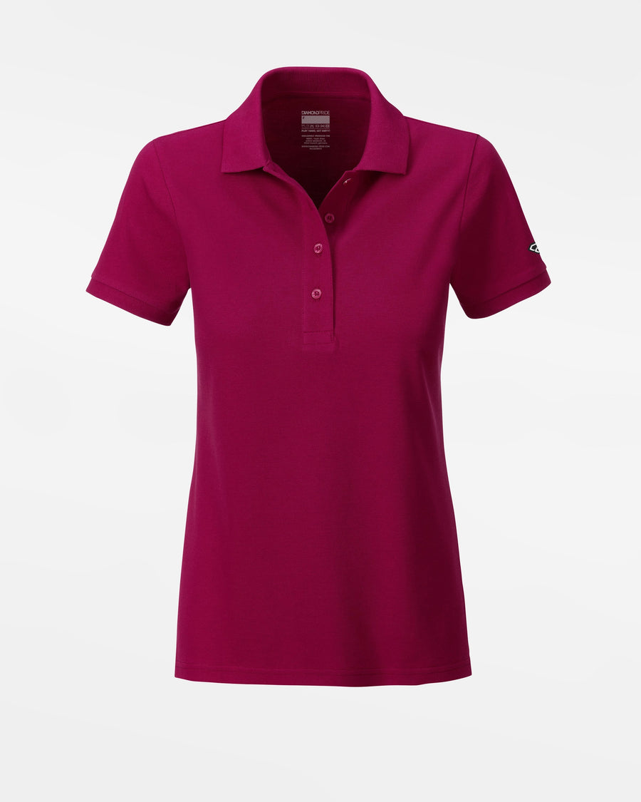 Diamond Pride Ladies Premium Polo-Shirt, weinrot-DIAMOND PRIDE