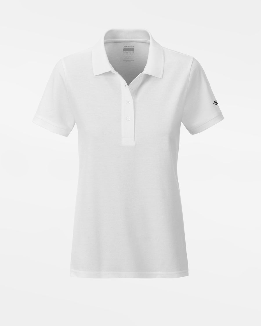 Diamond Pride Ladies Premium Polo-Shirt, weiss-DIAMOND PRIDE