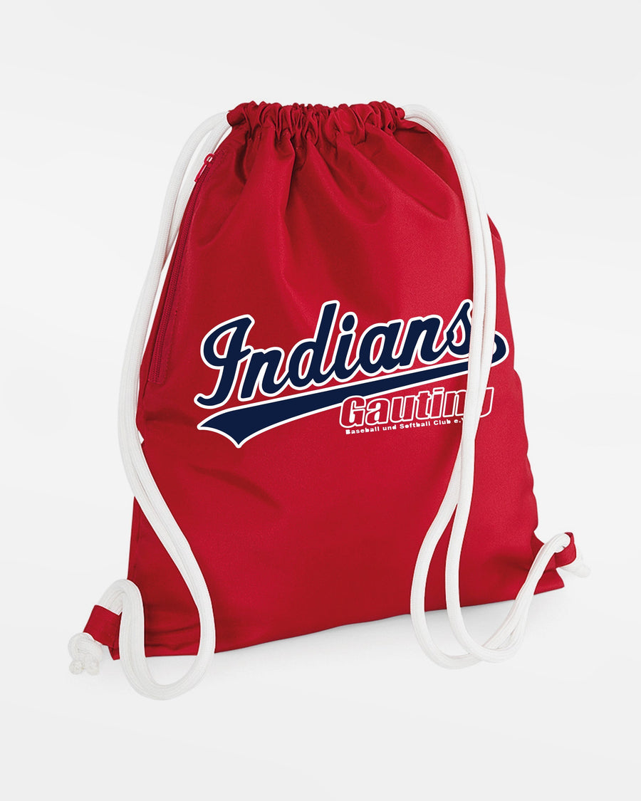 Diamond Pride Performance GymBag "Gauting Indians", Script, rot - weiss-DIAMOND PRIDE