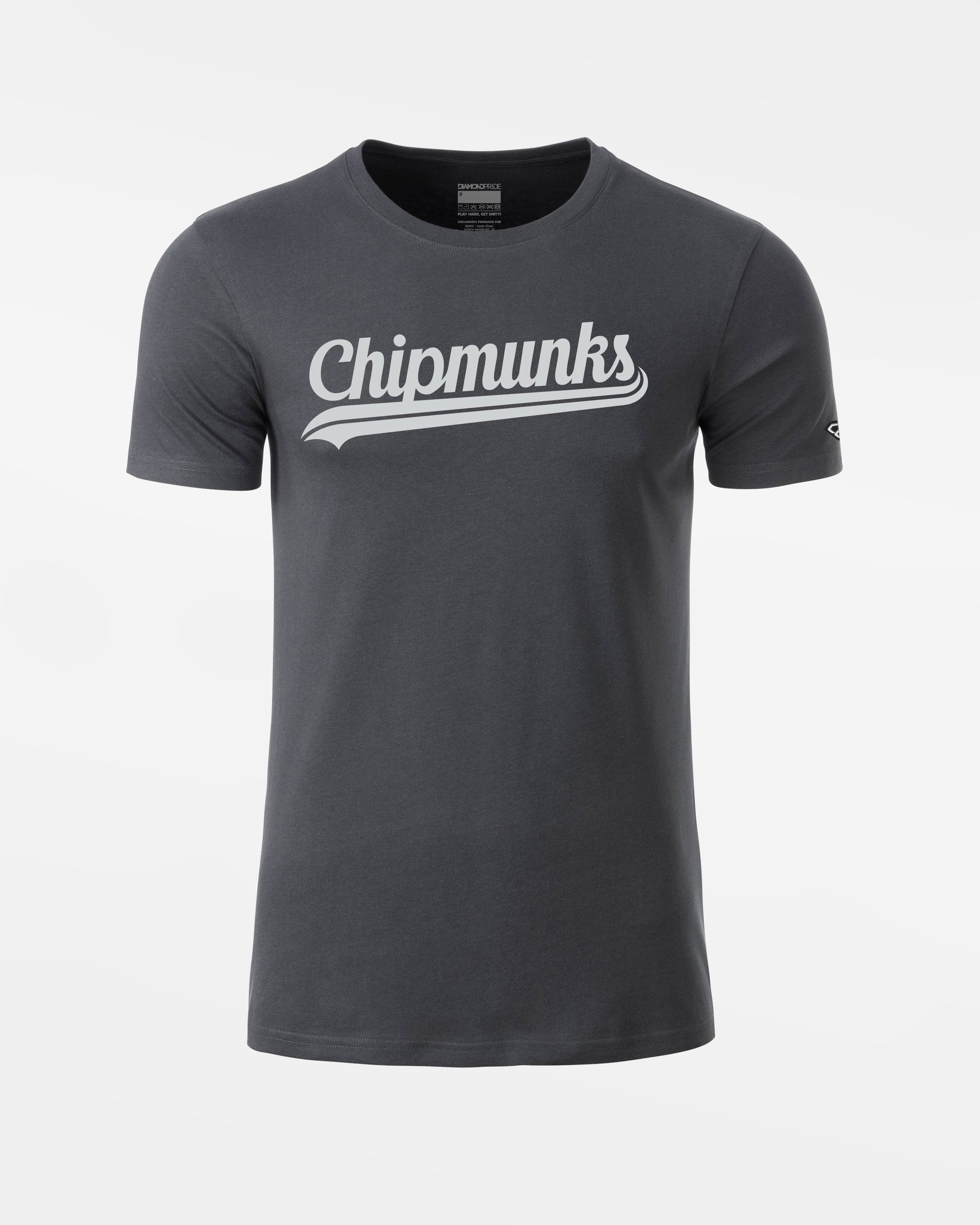 Diamond Pride Premium Light T-Shirt "Hagen Chipmunks", dunkelgrau-DIAMOND PRIDE
