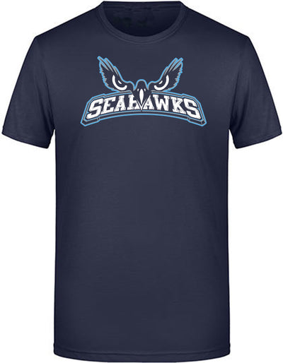 Diamond Pride Premium Light T-Shirt, "Kiel Seahawks" Eyes & Script, navy blau-DIAMOND PRIDE