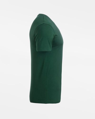 Diamond Pride Premium Light T-Shirt „Kufstein Vikings“, Script, dunkelgrün-DIAMOND PRIDE