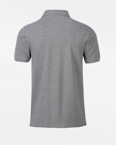 Diamond Pride Premium Polo-Shirt "Wesseling Vermins", V, heather grau-DIAMOND PRIDE