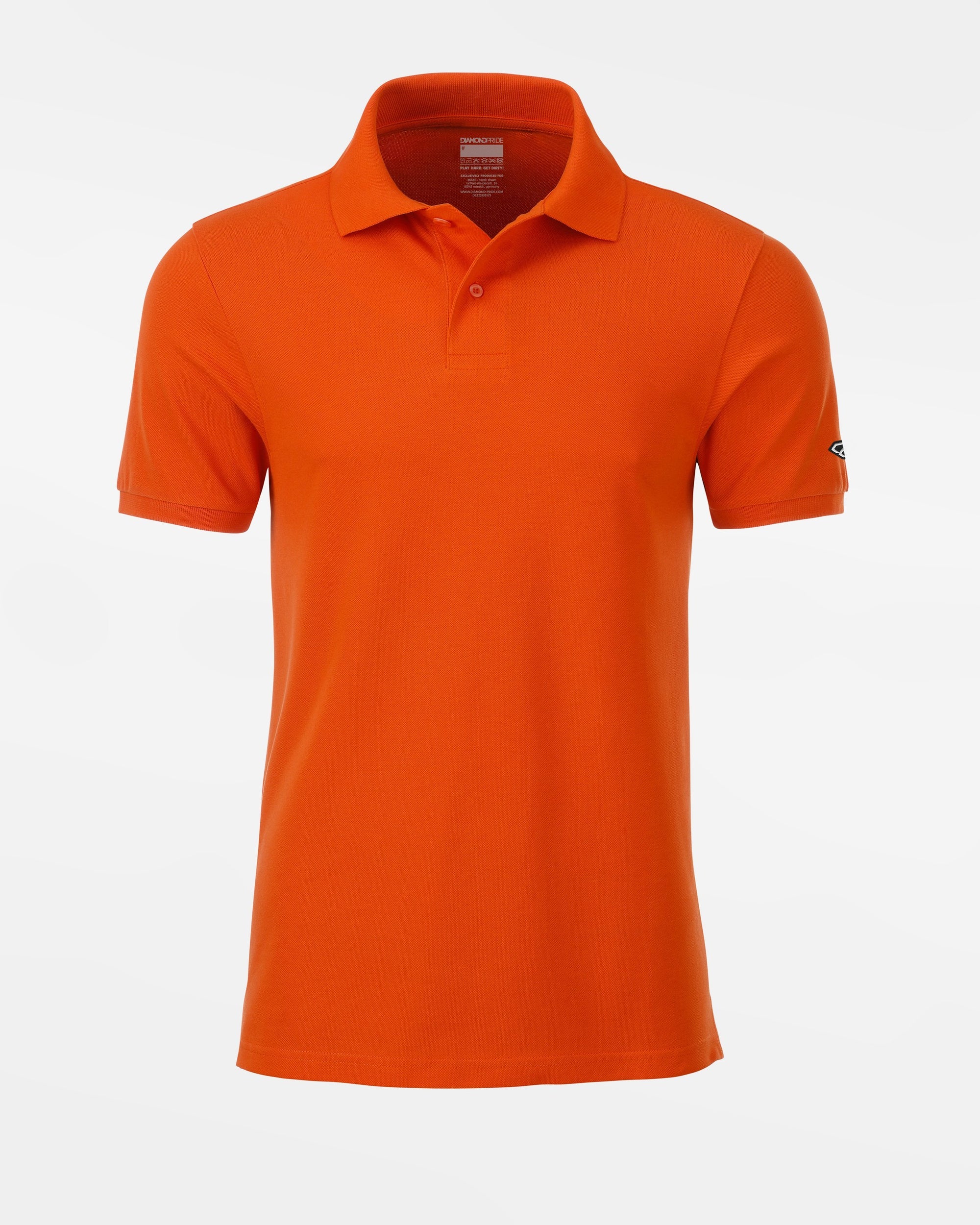 Diamond Pride Premium Polo-Shirt, dunkelorange-DIAMOND PRIDE