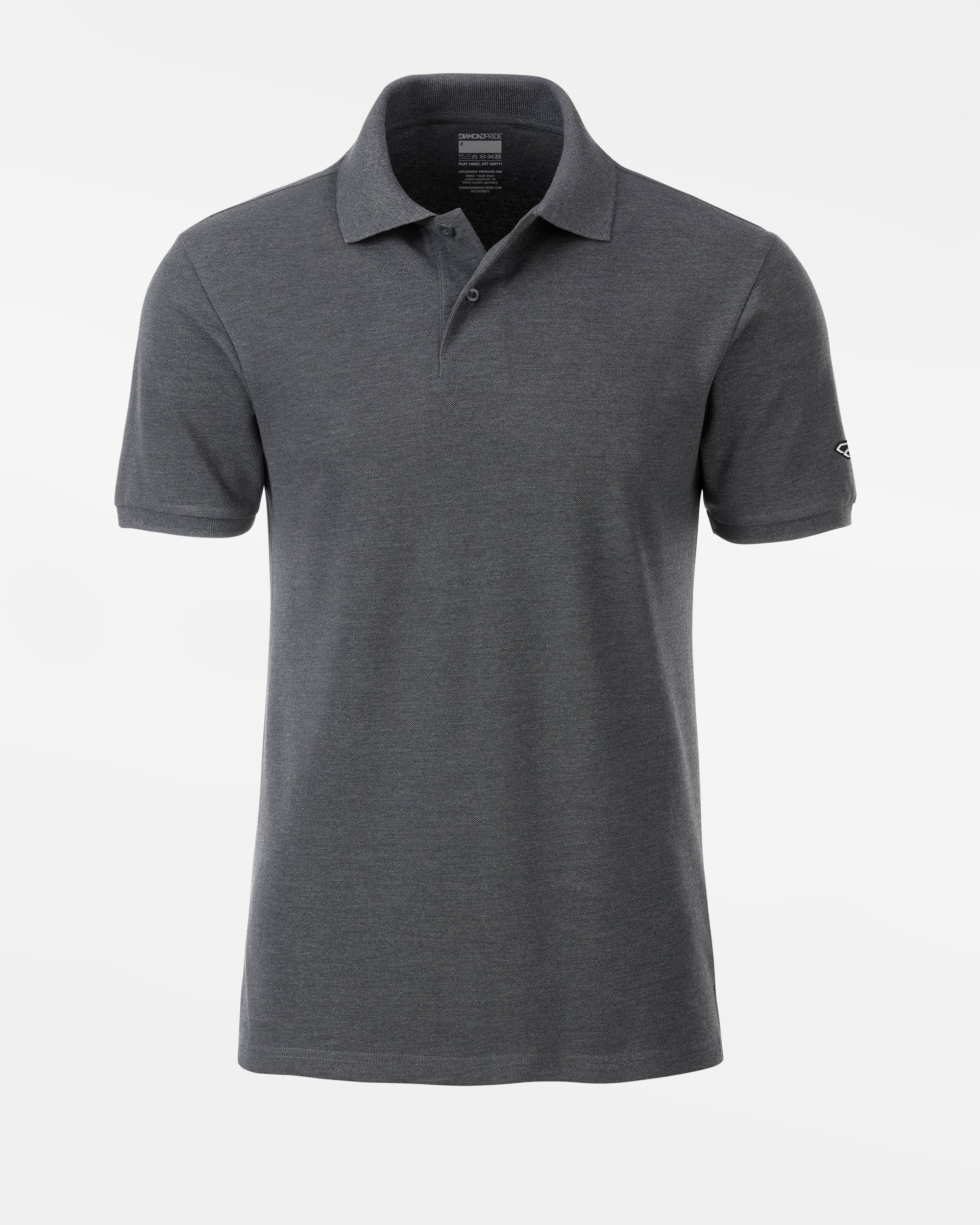 Diamond Pride Premium Polo-Shirt, heather dunkelgrau-DIAMOND PRIDE