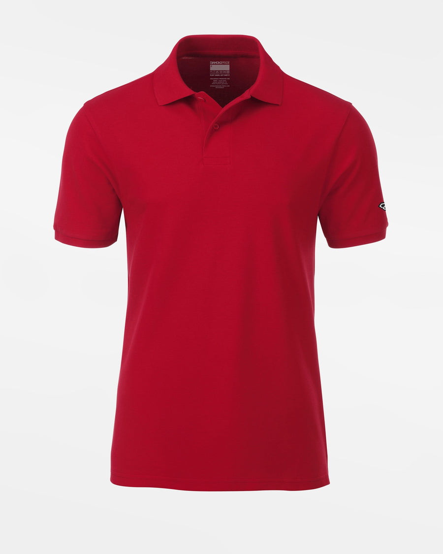 Diamond Pride Premium Polo-Shirt, rot-DIAMOND PRIDE