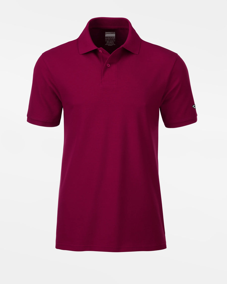 Diamond Pride Premium Polo-Shirt, weinrot-DIAMOND PRIDE