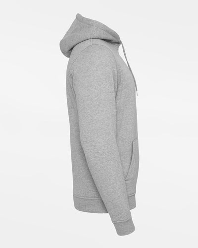 Diamond Pride Premium Zip-Hoodie "Freising Grizzlies", Primary Logo, heather grau-DIAMOND PRIDE