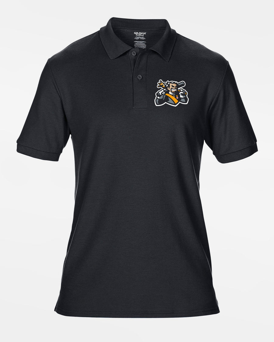 Gildan DryBlend Polo-Shirt "Füssen Royal Bavarians", Portrait, schwarz-DIAMOND PRIDE