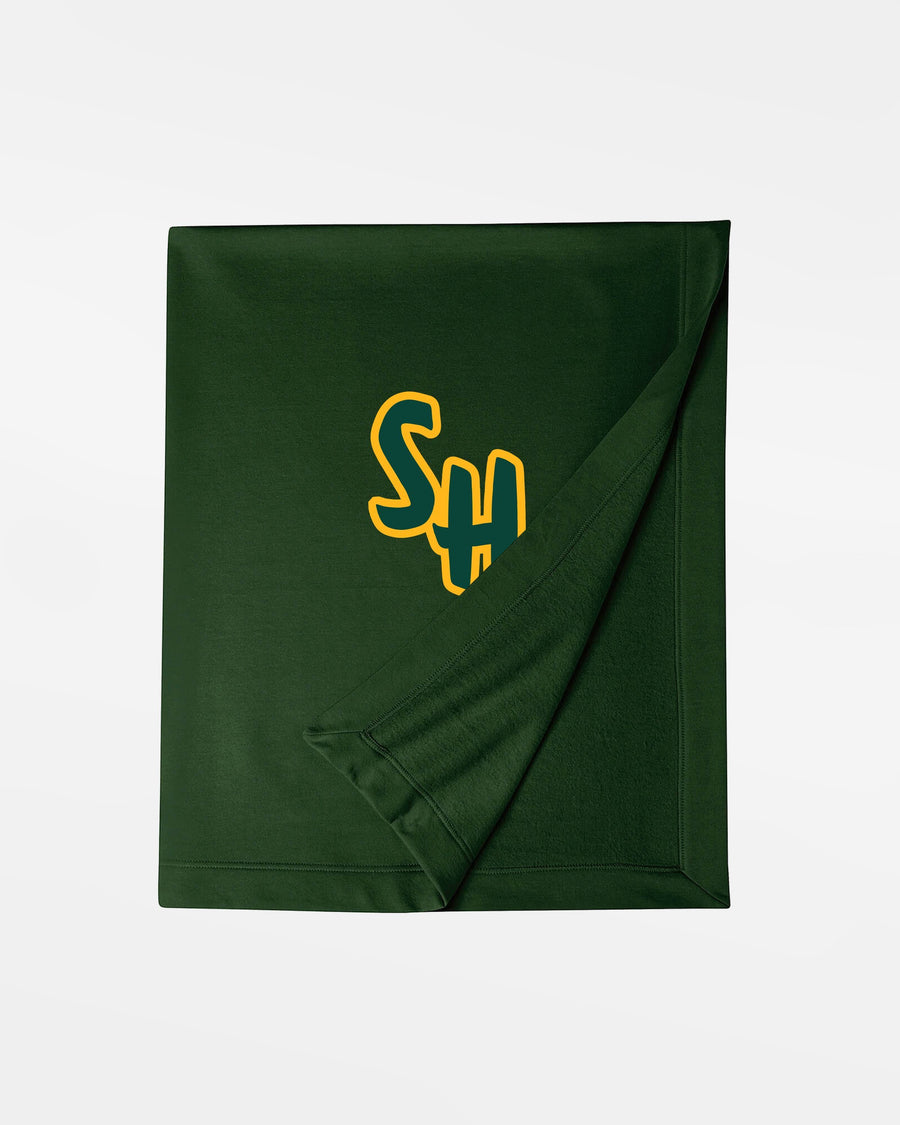 Gildan DryBlend Stadion/FanDecke "Saarlouis Hornets", dunkelgrün-DIAMOND PRIDE