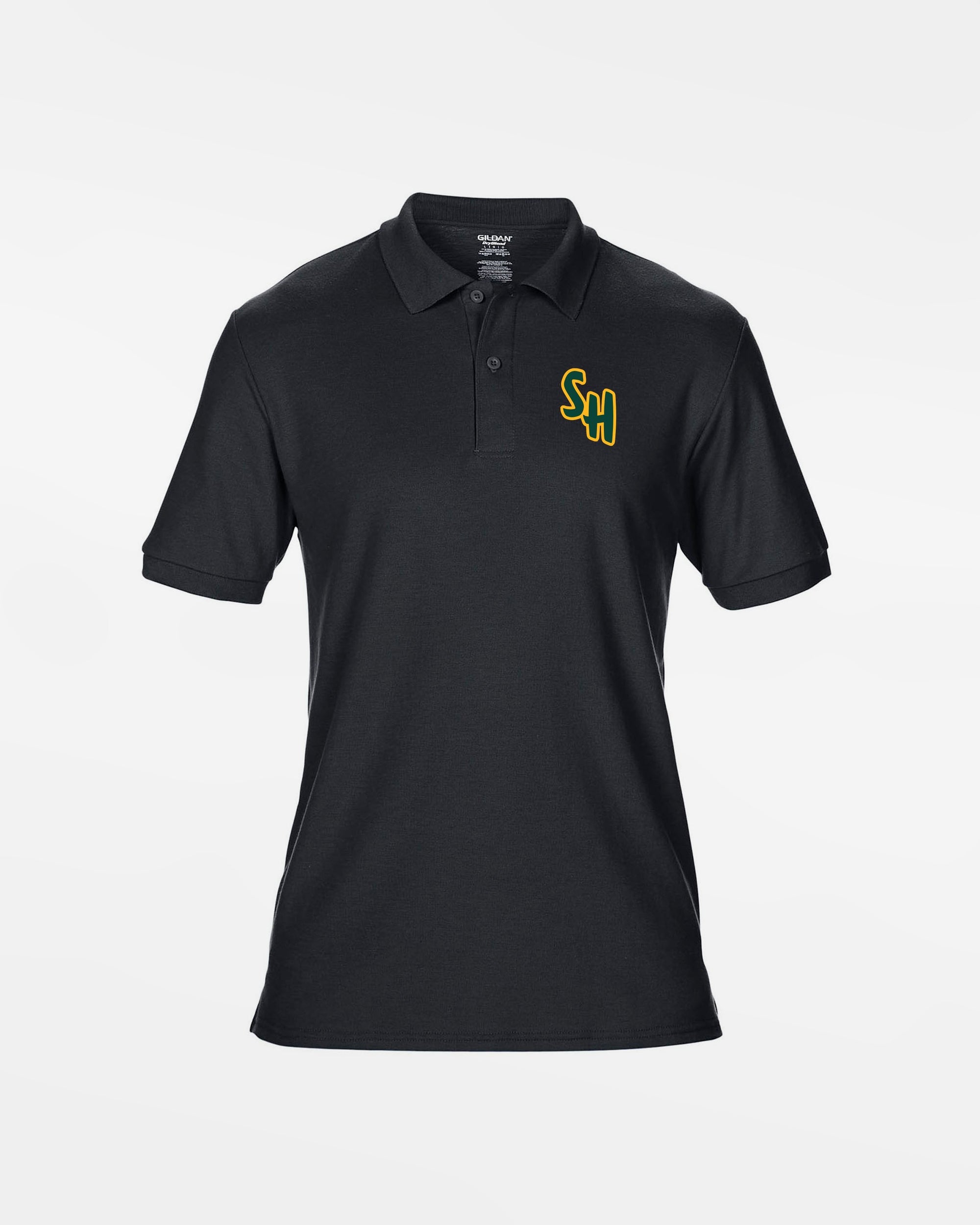 Gildan Kids DryBlend Polo "Saarlouis Hornets", schwarz-DIAMOND PRIDE