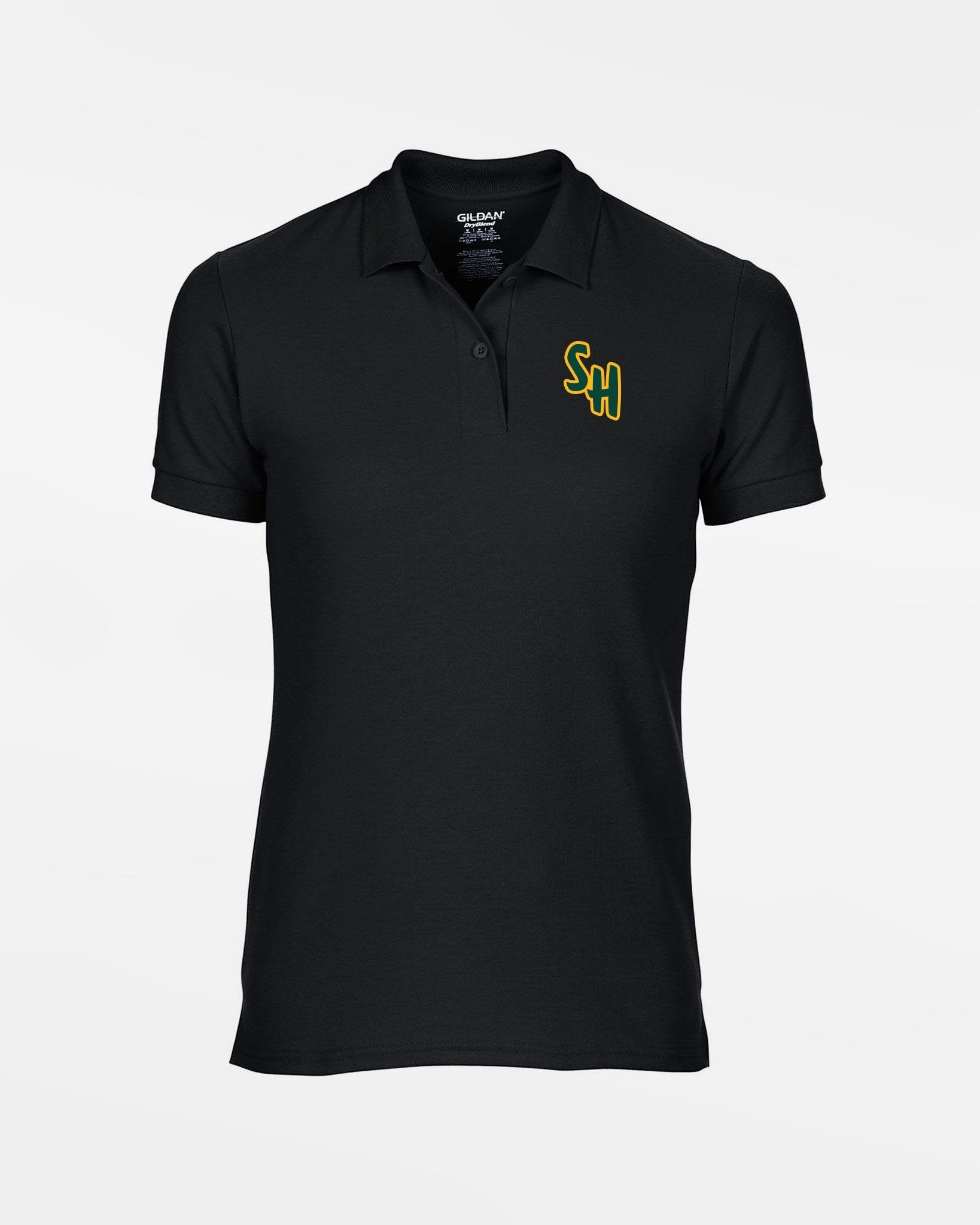 Gildan Ladies DryBlend Polo-Shirt "Saarlouis Hornets", schwarz-DIAMOND PRIDE