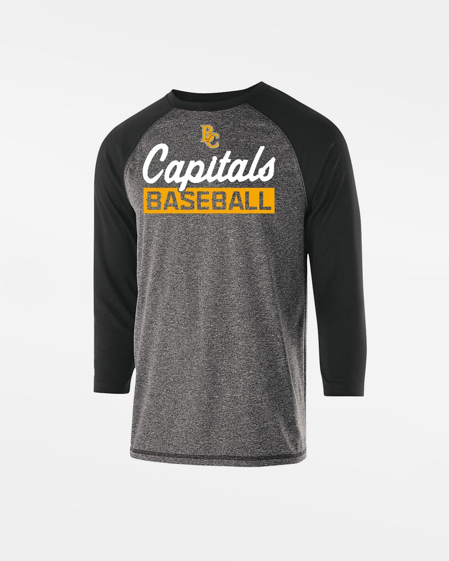 Holloway Kids Typhoon 3/4 Sleeve Functional Shirt "Bonn Capitals", Baseball, schwarz-DIAMOND PRIDE