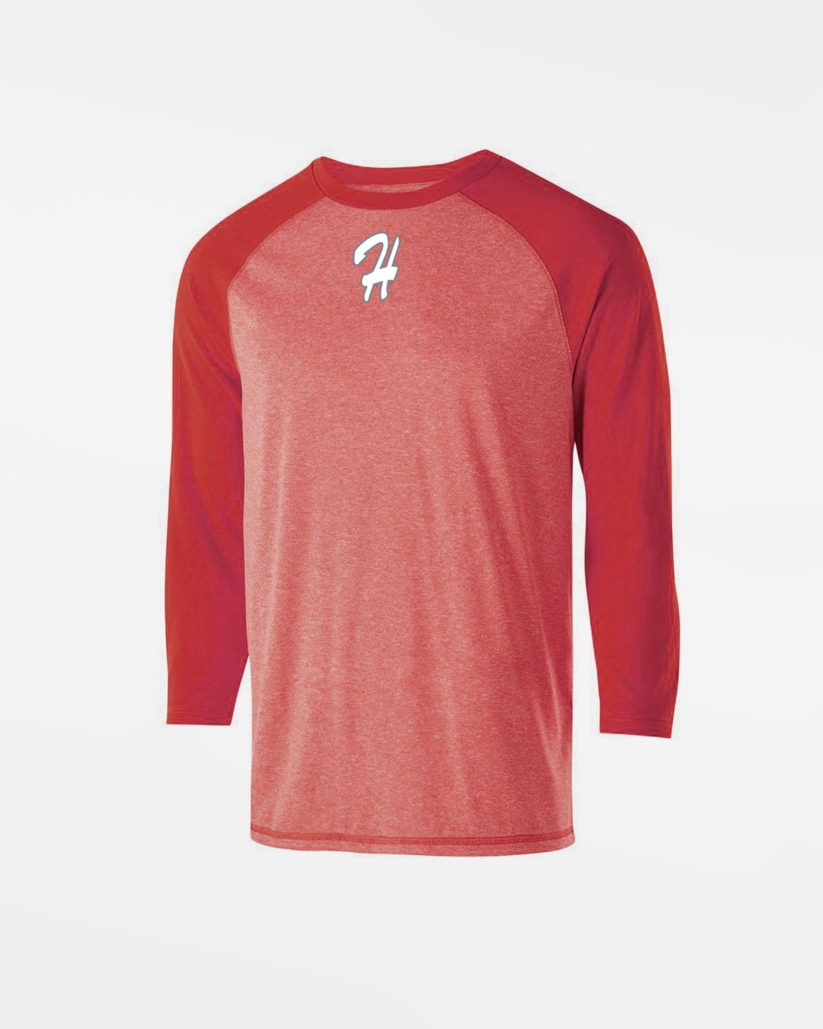 Holloway Kids Typhoon 3/4 Sleeve Functional Shirt "Gramastetten Highlanders", H, rot-DIAMOND PRIDE