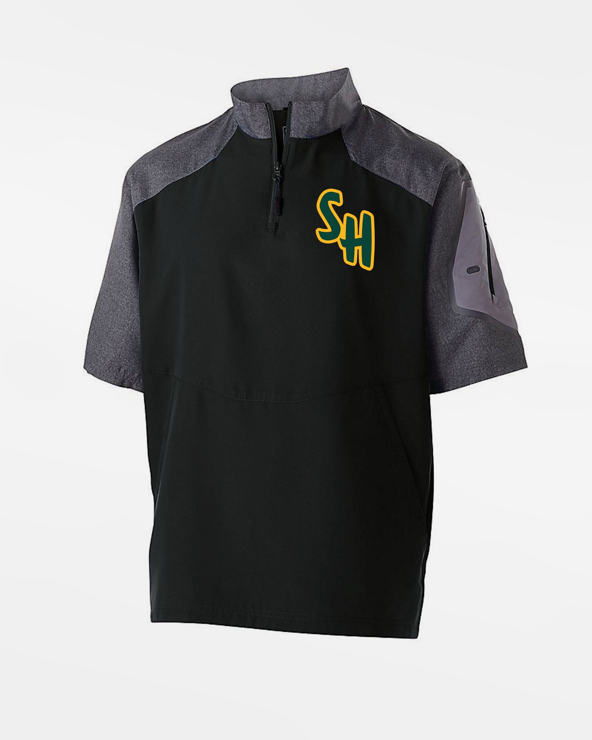 Holloway Raider Warmup Pullover "Saarlouis Hornets", schwarz-grau-DIAMOND PRIDE