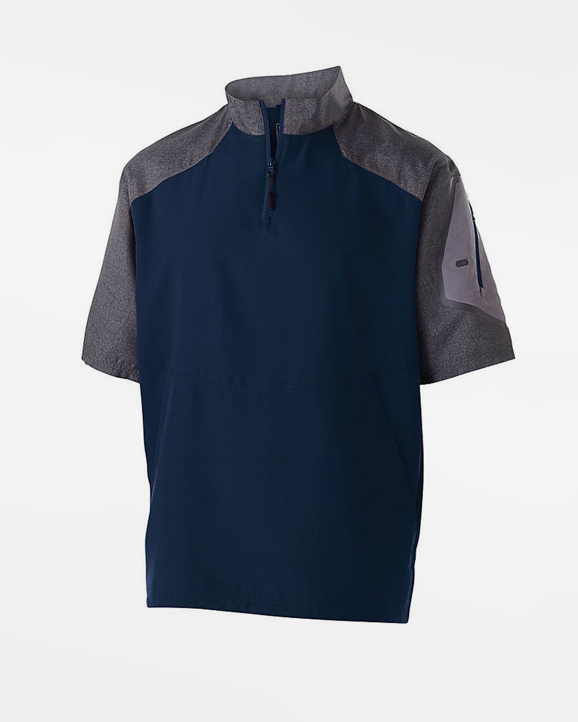 Holloway Raider Warmup Pullover, navy blau-grau-DIAMOND PRIDE
