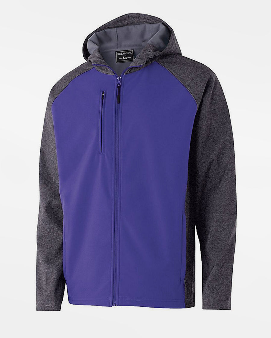Holloway Raider Warmup Softshell Jacket, purple-grau-DIAMOND PRIDE