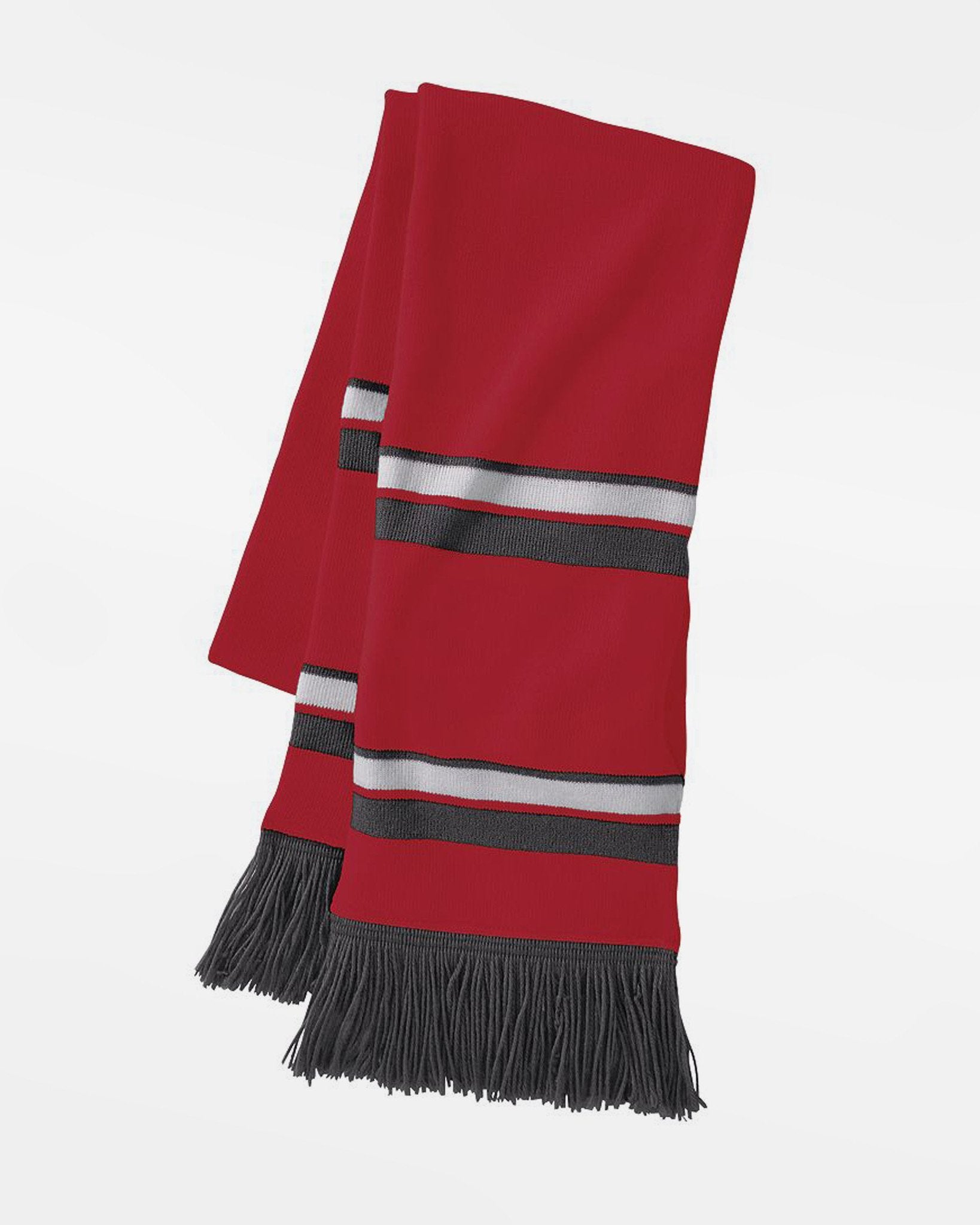 Holloway Streifen-Schal, rot-weiss-grau-DIAMOND PRIDE