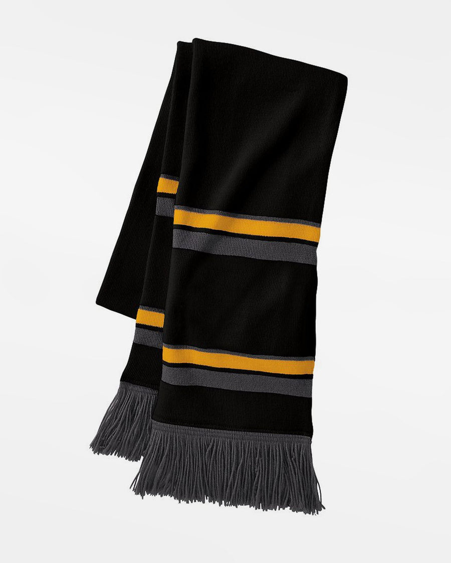 Holloway Streifen-Schal, schwarz-gelb-grau-DIAMOND PRIDE