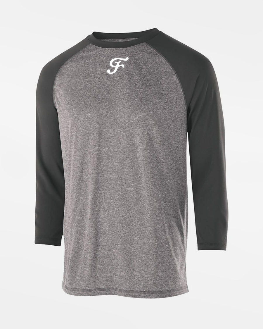 Holloway Typhoon 3/4 Sleeve Functional Shirt "Freising Grizzlies", F, dunkelgrau-DIAMOND PRIDE