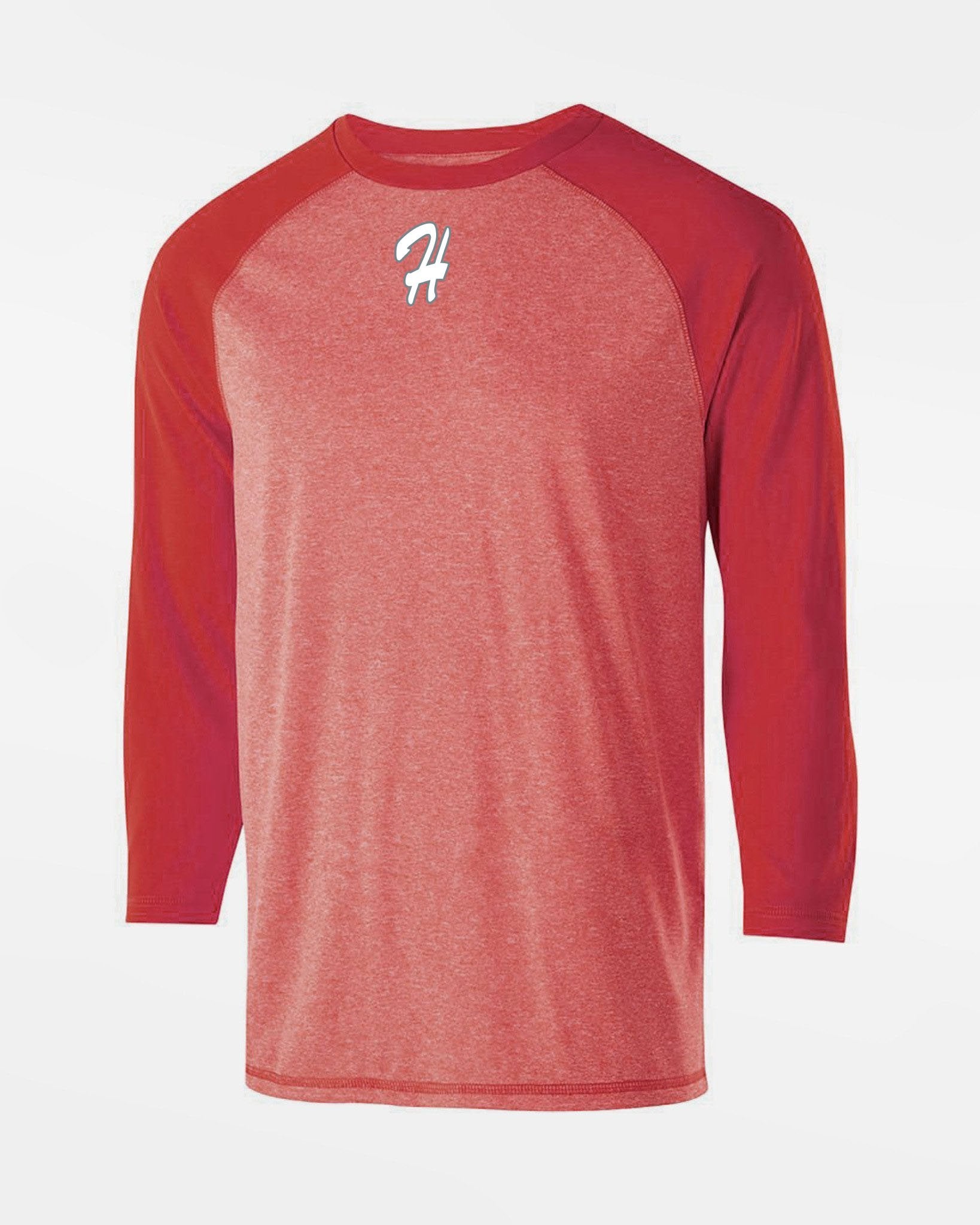 Holloway Typhoon 3/4 Sleeve Functional Shirt "Gramastetten Highlanders", H, rot-DIAMOND PRIDE