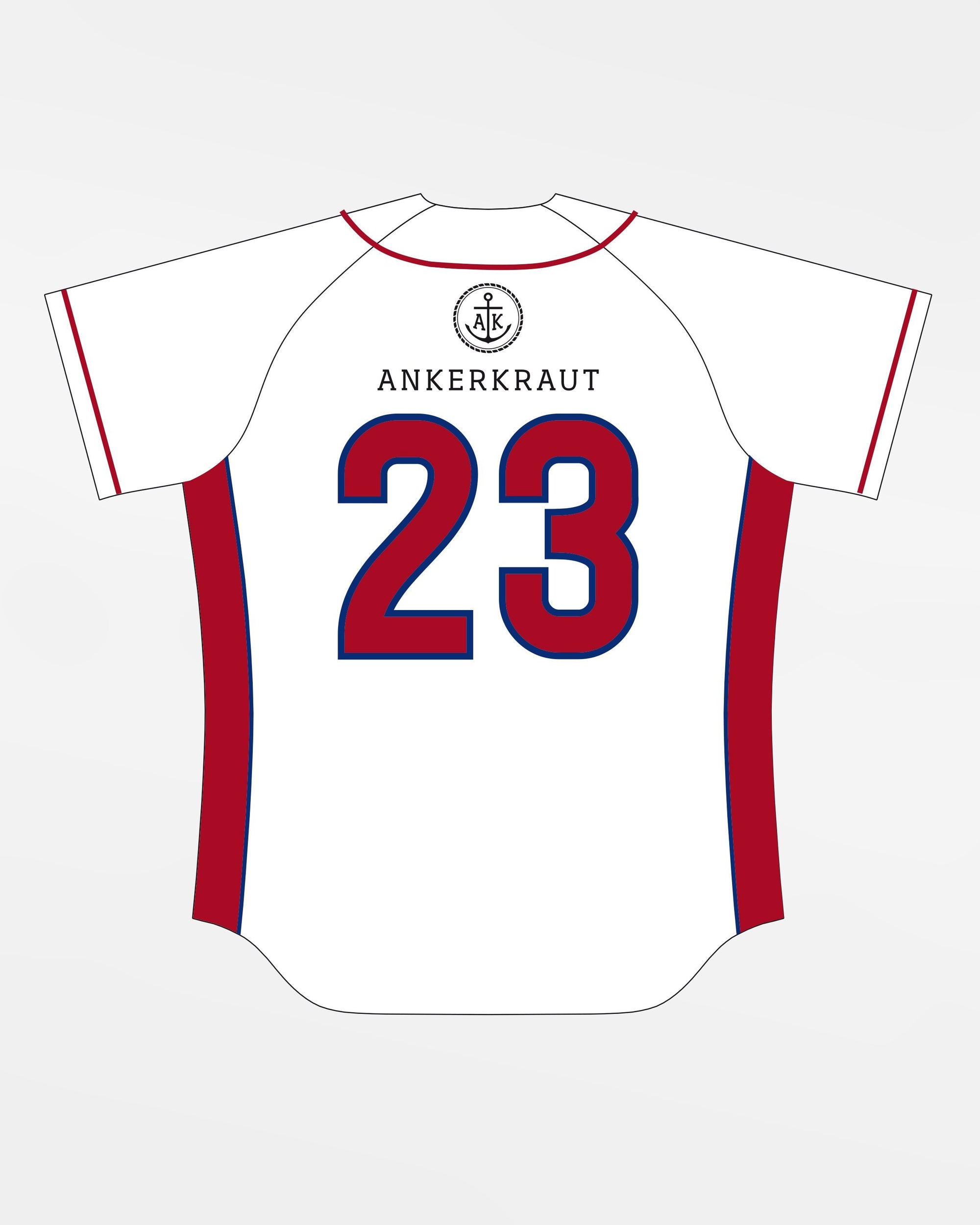 Jersey53 Baseball Jersey "Hamburg Stealers", weiss-DIAMOND PRIDE