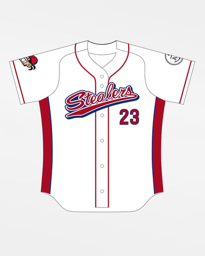 Jersey53 Baseball Jersey "Hamburg Stealers", weiss-DIAMOND PRIDE
