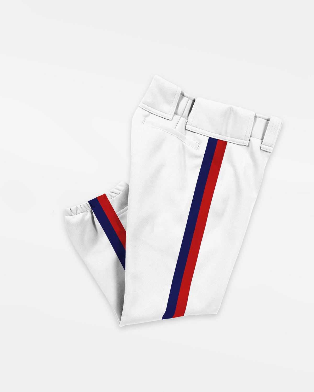 Jersey53 Baseball Pant "Skylarks" Knickerbocker, Weiss/Navy Blau-rot