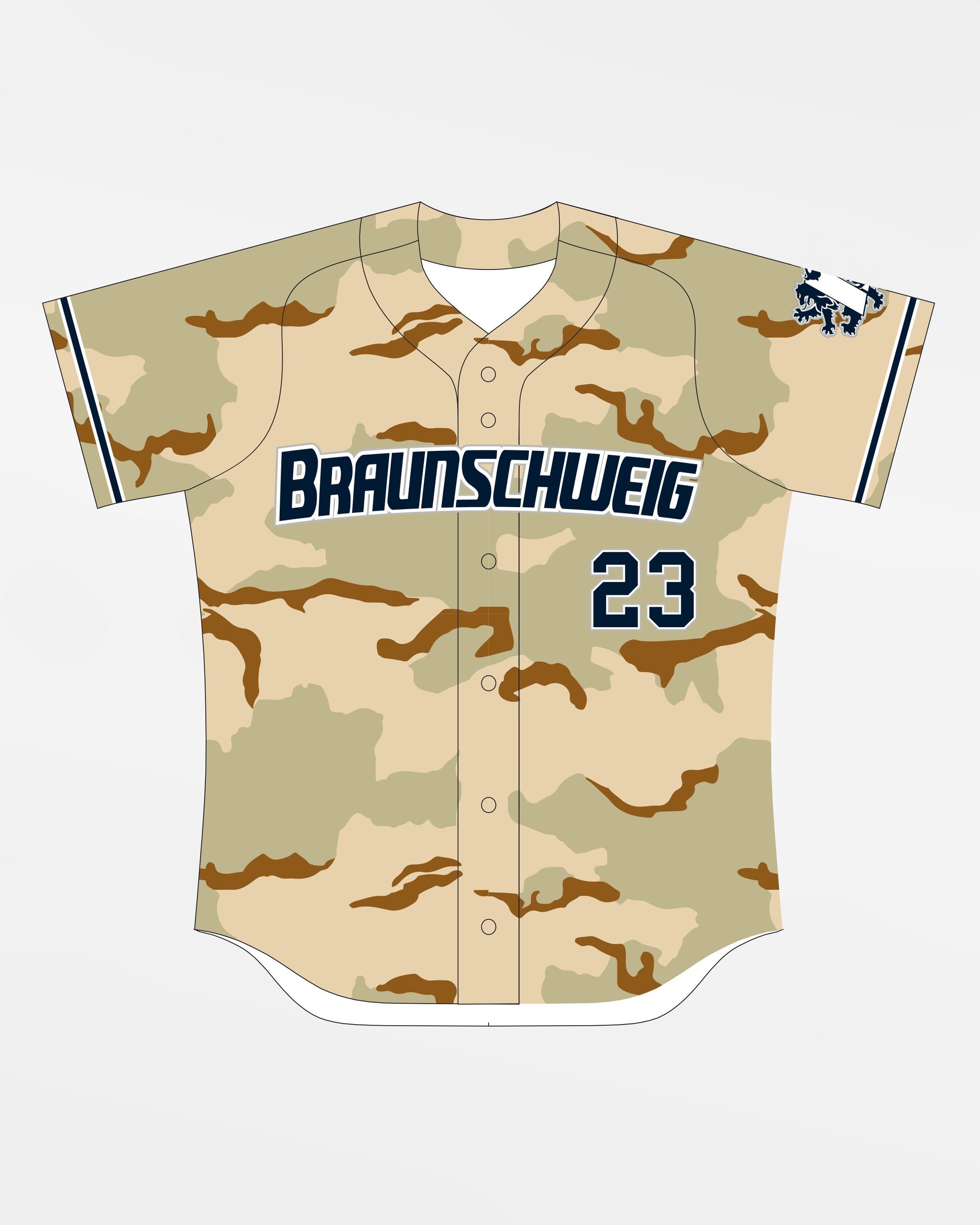 Jersey53 Official Fan Jersey "Braunschweig 89ers", desert camo-DIAMOND PRIDE