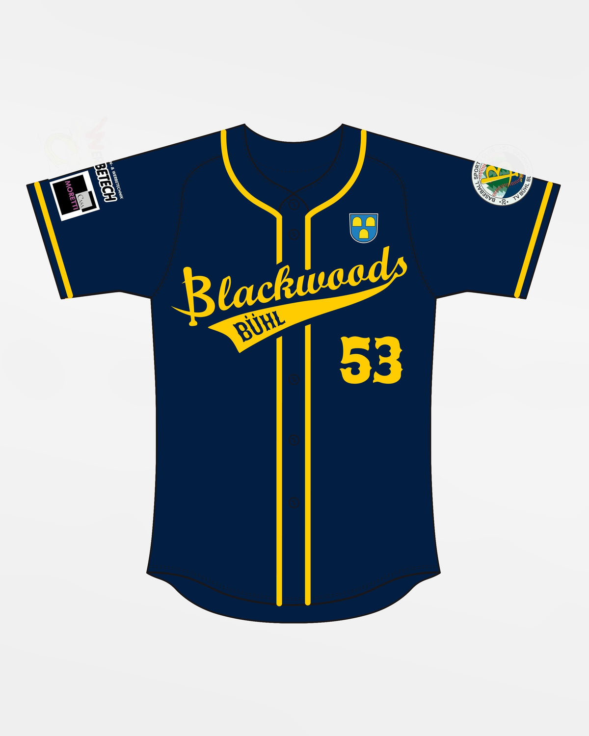 Jersey53 Official Game Jersey "Bühl Blackwoods" BUDGET, navy blau