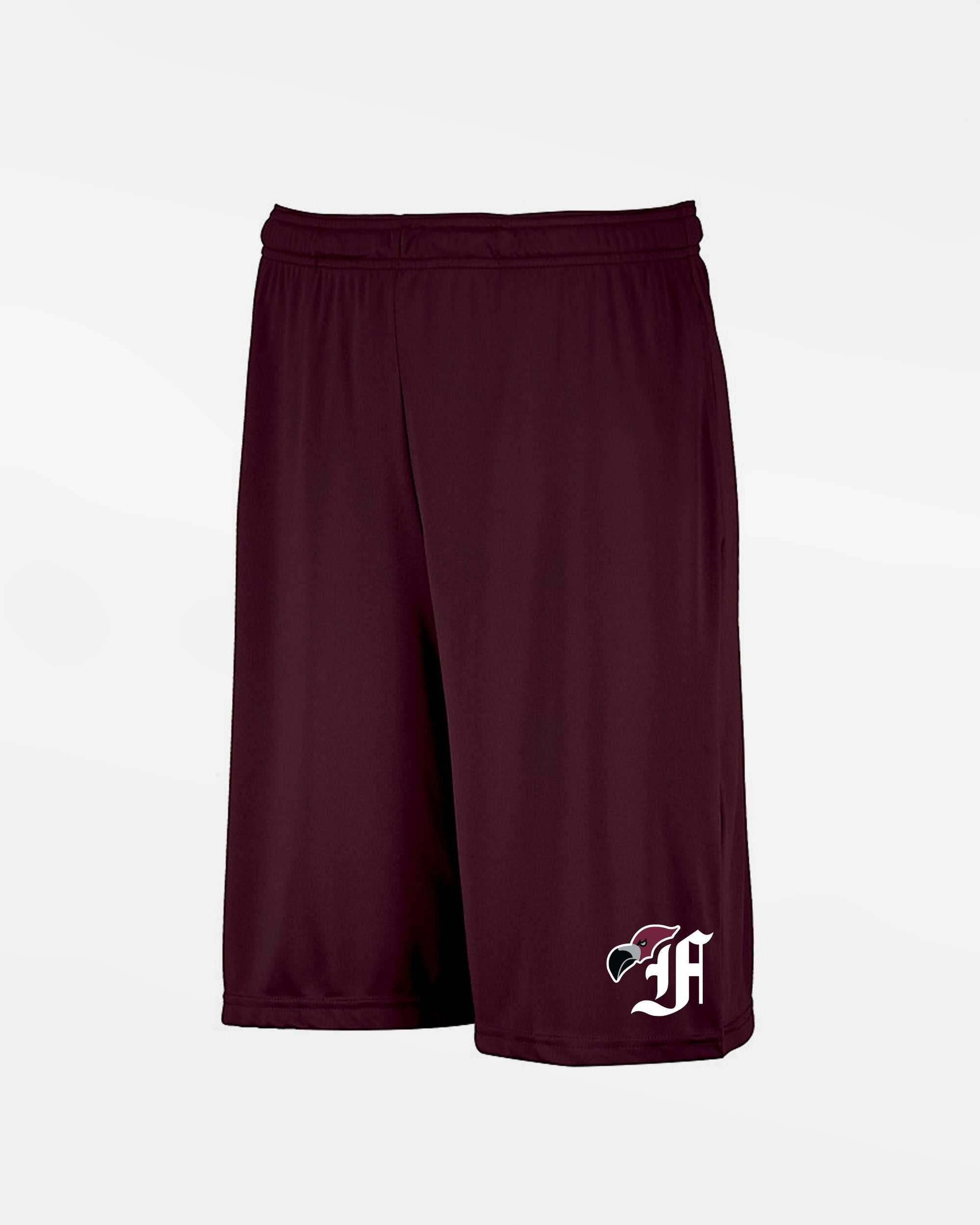 Russell Athletic Kids Stretch-Performance Short mit Taschen "Berlin Flamingos", Bird, maroon rot-DIAMOND PRIDE