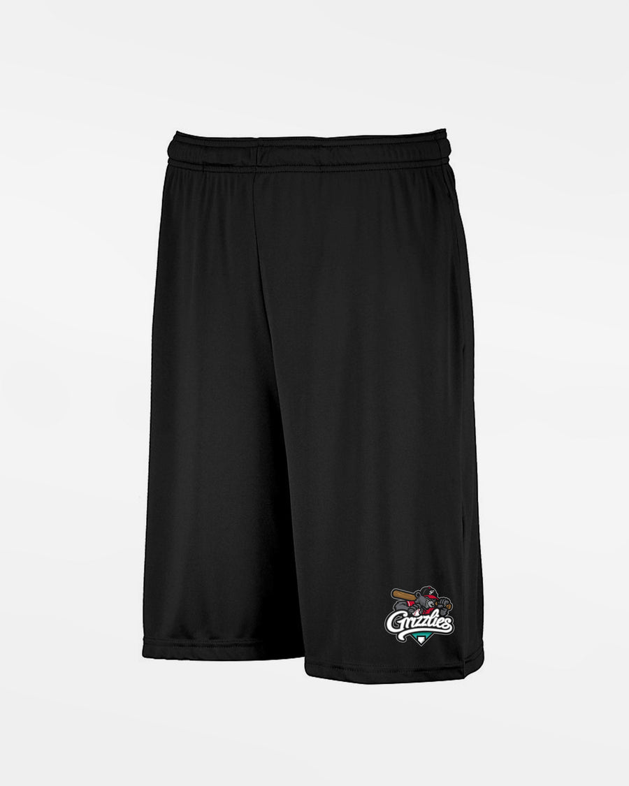 Russell Athletic Kids Stretch-Performance Short mit Taschen "Freising Grizzlies", Primary Logo, schwarz-DIAMOND PRIDE