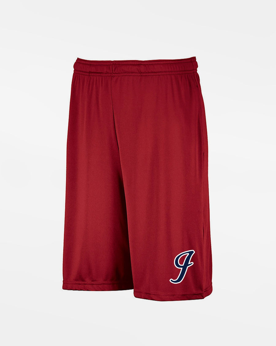 Russell Athletic Kids Stretch-Performance Short mit Taschen "Gauting Indians", Logo, rot-DIAMOND PRIDE