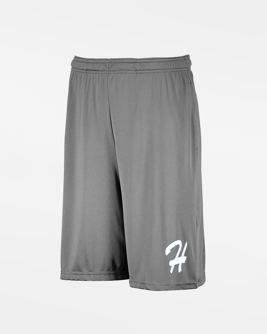 Russell Athletic Kids Stretch-Performance Short mit Taschen "Gramastetten Highlanders", grau-DIAMOND PRIDE